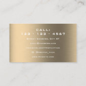 車のコントロールパネルスタイル名刺 名刺 (裏面)