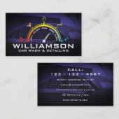 車のコントロールパネルスタイル 名刺 (正面/裏面)