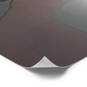 車のサンセットポスター ポスター (角)