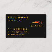 車のサービス名刺 名刺 (裏面)