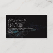 車のサービス業の名刺 名刺 (裏面)