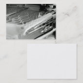 車のサービス業カード 名刺 (正面/裏面)