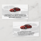 車のサービス | 自動 | 整備士名刺 名刺 (正面/裏面)