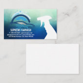 車のシャボン玉 | ソーピースプレーボトル 名刺 (正面/裏面)