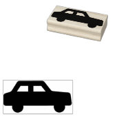 車のシルエットアートスタンプ ラバースタンプ (押印)