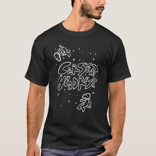 車のシートヘッド Tシャツ (正面)