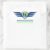 車のシール 楕円形シール (バッグ)