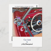車のジャック、はがき ポストカード (正面/裏面)