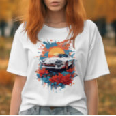 車のスケッチ Tシャツ