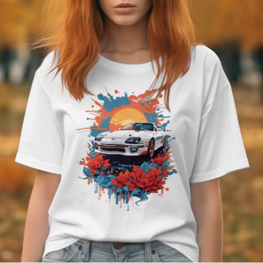 車のスケッチ Tシャツ