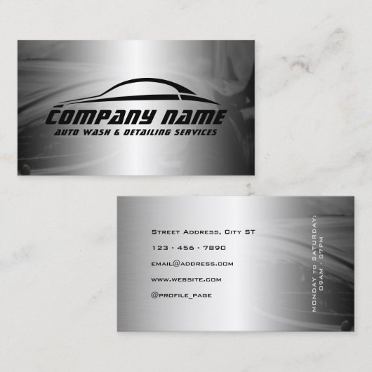 車のスタイルカーのロフェイクゴ 名刺 (正面/裏面)