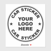 車のステッカーテンプレート。あなたの画像はこちら。 シール (シート)