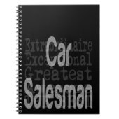 車のセールスマン並外れ ノートブック (正面)