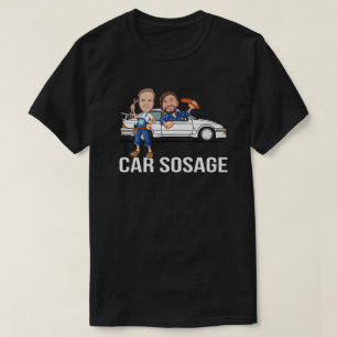 車のソージュカーsos年齢1e1fs tシャツ