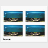 車のタイヤのシール 長方形シール (シート)