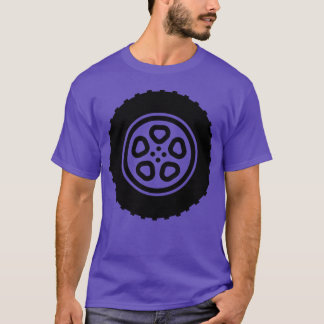 車のタイヤ少年 Tシャツ