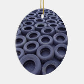 車のタイヤ セラミックオーナメント (右)