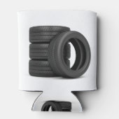 車のタイヤ 缶クーラー (裏面)