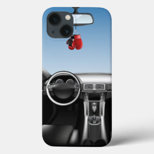 車のダッシュボードのボクシンググラブ iPhone 13ケース