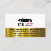 車のチューニング |自動ショップ 名刺 (正面)