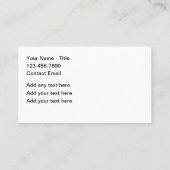 車のテーマタイヤ名刺 名刺 (裏面)