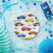車のテーマパーティープレート ペーパープレート (パーティー)