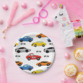 車のテーマパーティープレート ペーパープレート (パーティー)