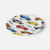 車のテーマパーティープレート ペーパープレート (アングル)