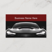 車のテーマモダン名刺 名刺 (正面)