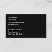 車のテーマ名刺デザイン 名刺 (裏面)