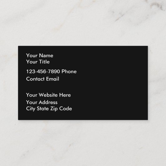 車のテーマ名刺デザイン 名刺 (裏面)