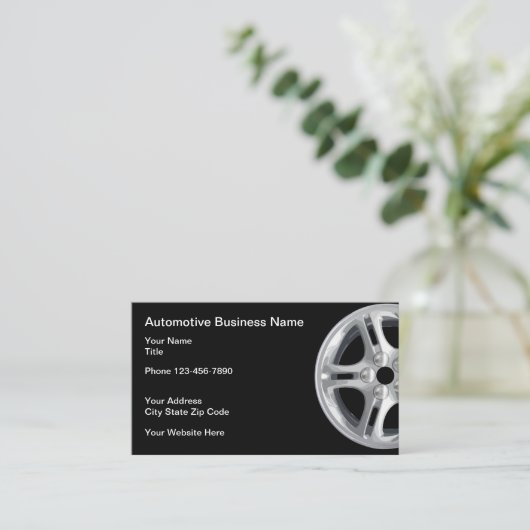 車のテーマ名刺 名刺 (スタンド正面)