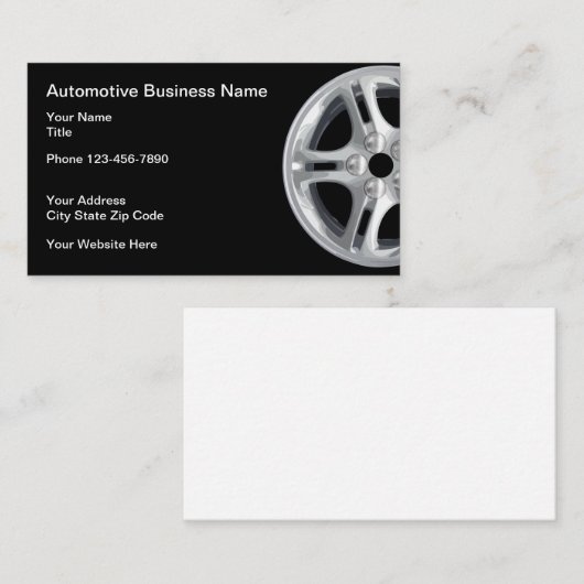 車のテーマ名刺 名刺 (正面/裏面)