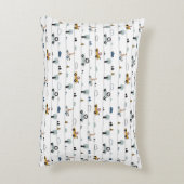 車のテーマ4 パーソナライズされた アクセントクッション (裏面(縦))