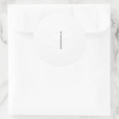 車のデカール! ラウンドシール (バッグ)