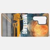 車のデザイン | はっきりした車のArt Phone Case Samsung Galaxyケース (裏面横)