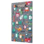 車のトラックの子どものパターン  クリップボード (左)