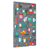 車のトラックの子どものパターン  クリップボード (右)