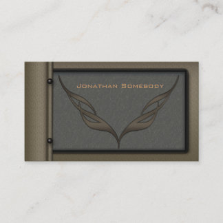 車のトリムのデザインのブラウンの名刺のテンプレート10 名刺