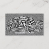 車のトレーラーサービス 名刺 (裏面)