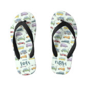 車のドードル キッズビーチサンダル (フットベッド)