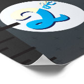 車のハンドルの成長チャート。 ポスター (角)