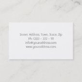 車のバイク輸送スポーツ 名刺 (裏面)