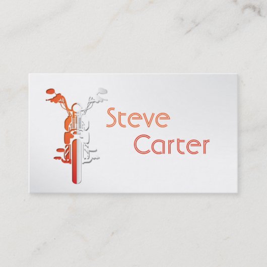 車のバイク輸送スポーツ 名刺 (正面)