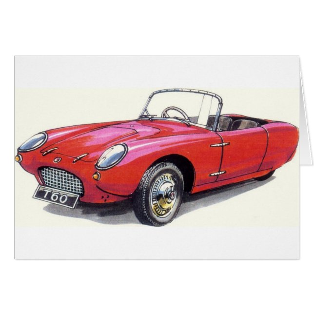 車のバークレークラシックなT60のコンバーチブル (正面横)