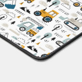 車のパターンを移動しよう デスクマット (コーナー)