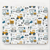 車のパターンを移動しよう マウスパッド (正面)