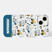 車のパターンを移動しよう iPhoneケース (裏面横)