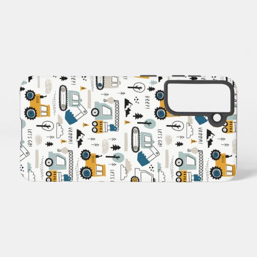 車のパターンを移動しよう SAMSUNG GALAXYケース (裏面横)