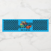 車のパーティー水ラベル、車 ペットボトルラベル (シングルラベル)